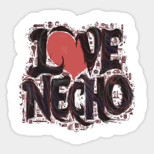 i love necho Sticker